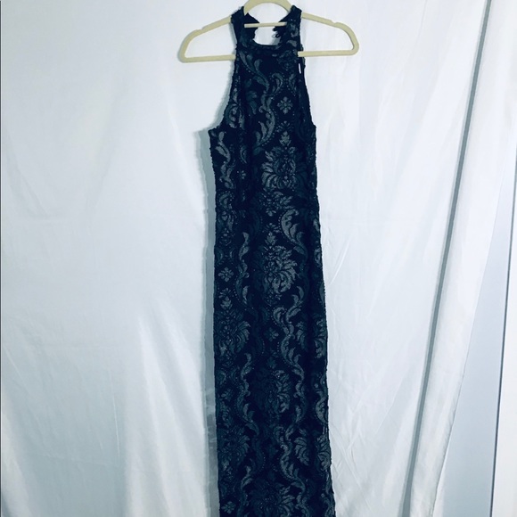 Veronica M elegant  halter prom dress - Picture 4 of 6